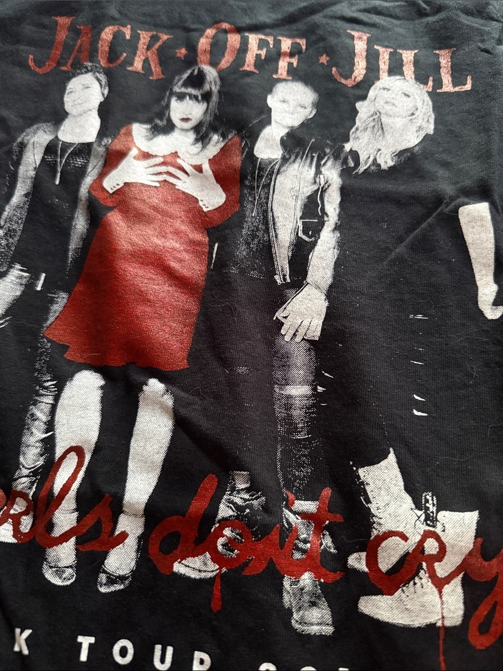 New Unworn Official Jack Off Jill UK Tour 2015 TShirt size M - Picture 2 of 4